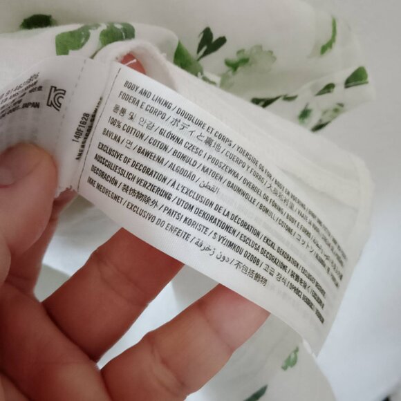 Abercrombie & Fitch Women Blouse Top Shirt Water color Floral size Large - Picture 5 of 9